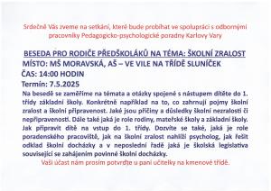 Beseda s rodiči